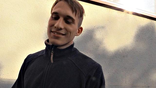 Euro stud picked up bareback fucked in POV for cash