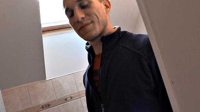 Euro stud picked up bareback fucked in POV for cash