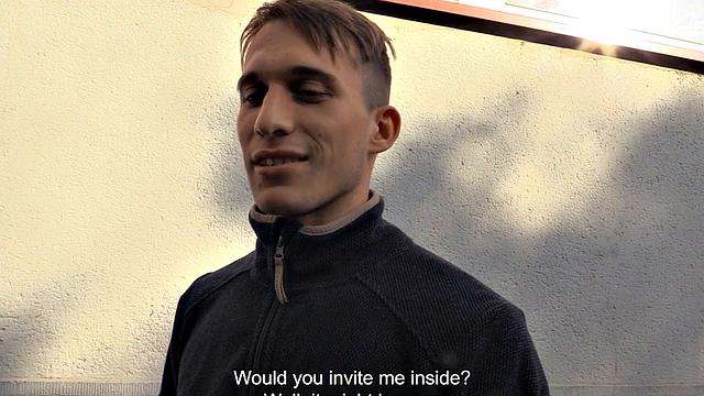 Euro stud picked up bareback fucked in POV for cash