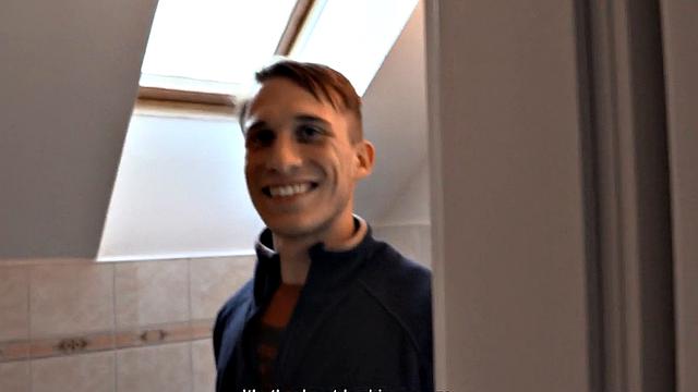 Euro stud picked up bareback fucked in POV for cash