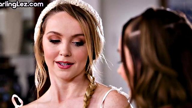 Pussylicked dyke pleasing BFF in 69 pose before fingering