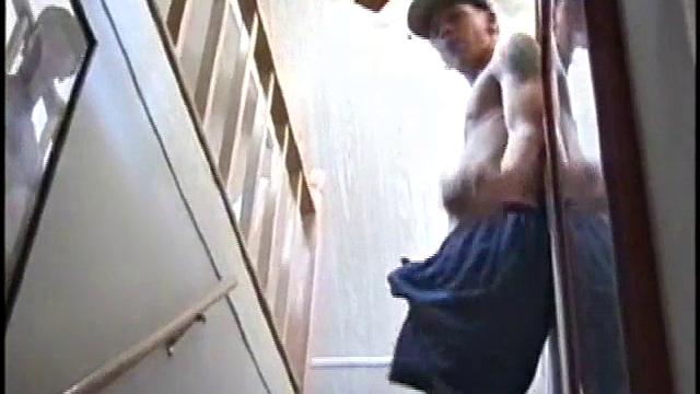 Shane strokes his cock hard and moans for release