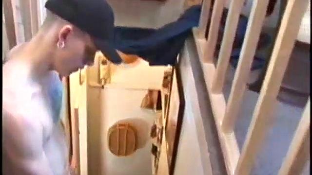 Shane strokes his cock hard and moans for release