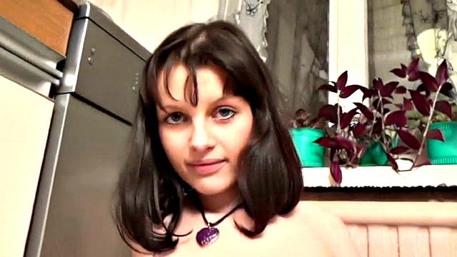 Sexy petite Lil Tammy masturbates in a POV solo scene