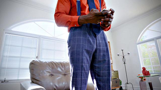 Sex Addict Discovers Big Black Cock