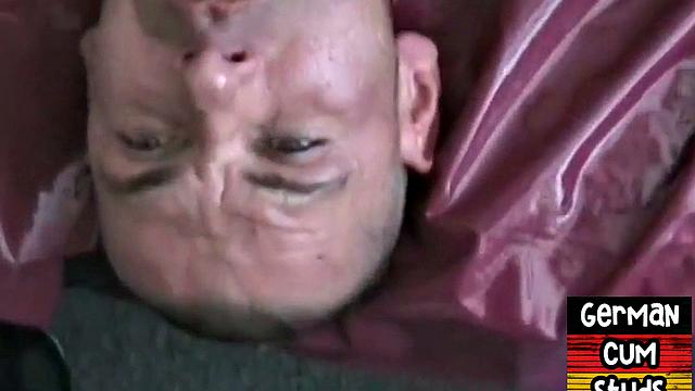 Pierced German gay barebacked and assfingered at home