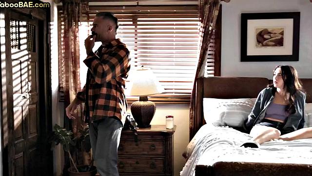 Taboo babe licked by lover