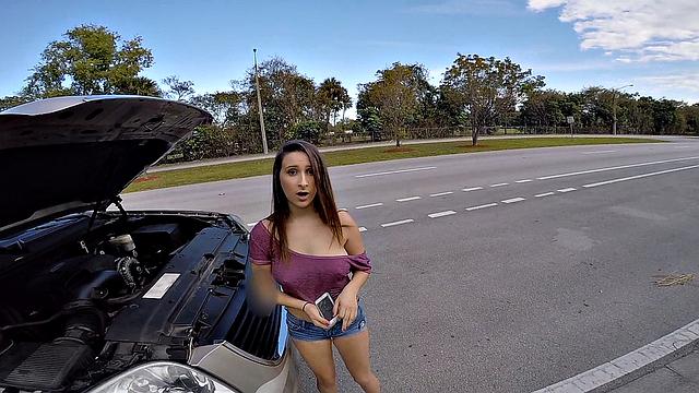 Ashley Adams Gets Towed