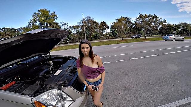 Ashley Adams Gets Towed