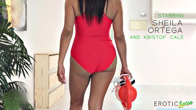 Busty Lifeguard Gets Wet for Cock