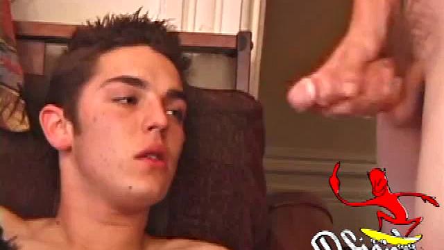 Four Boys Stroke and Suck