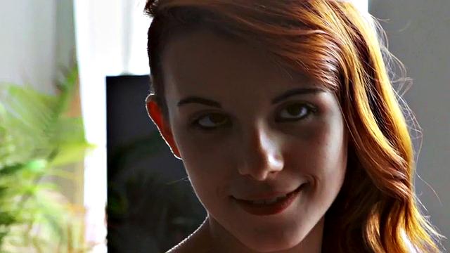 Redhead skinny GF with tattoos fucked in MMF 3some