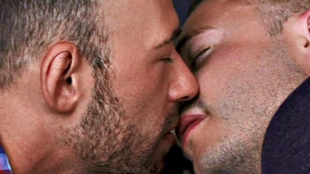 Redhead skinny GF with tattoos fucked in MMF 3some