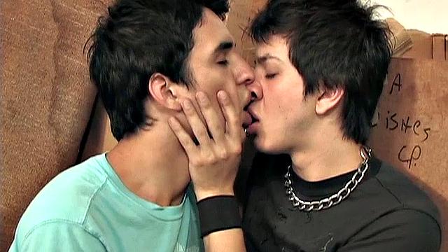 Javier shows Mauricio the private place he likes to take for sex. There, it isn't long before he's naked and enjoying a blowjob from Mauricio.