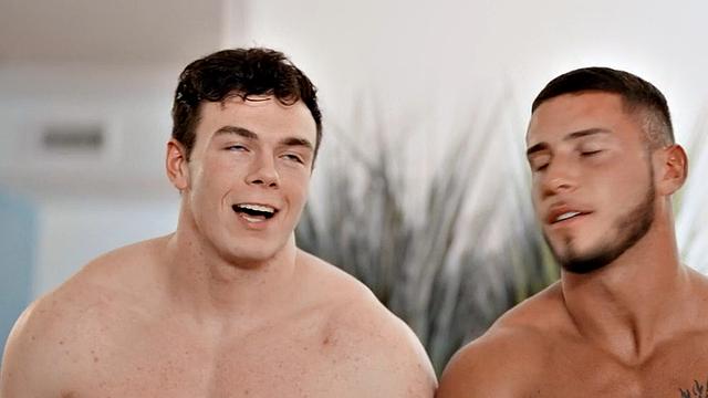 Slowburn jock barebacking lover in doggystyle