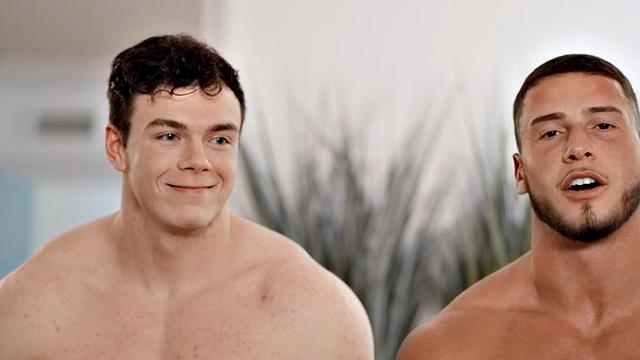 Slowburn jock barebacking lover in doggystyle