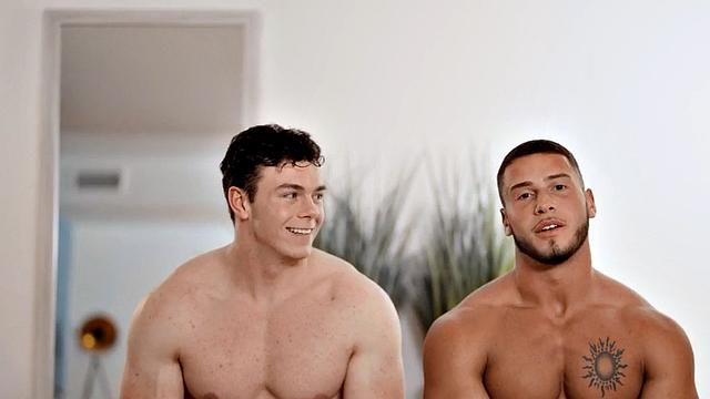 Slowburn jock barebacking lover in doggystyle