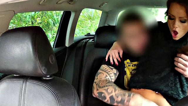 Hungarian Reporter Get's Her Tight Pussy Stuffed By Cabbie's Cock