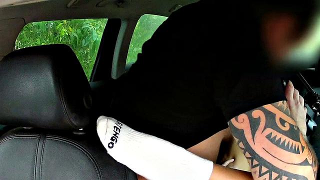 Hungarian Reporter Get's Her Tight Pussy Stuffed By Cabbie's Cock