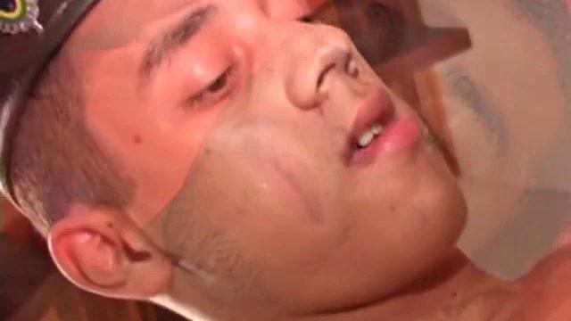 Chad Calvin interrupts Luis de Palva and Manuel Jacques for a threeway