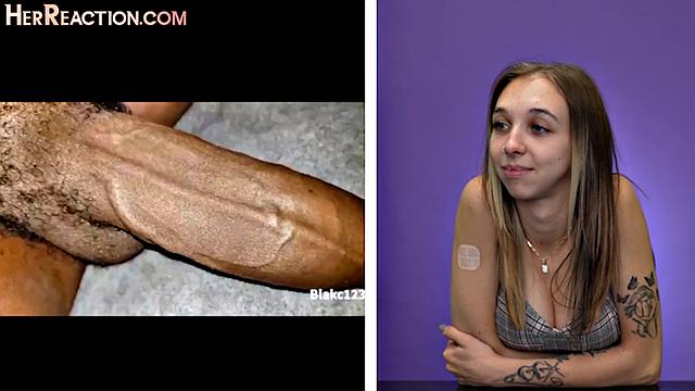 CFNM babes react to guys jerking BBCs