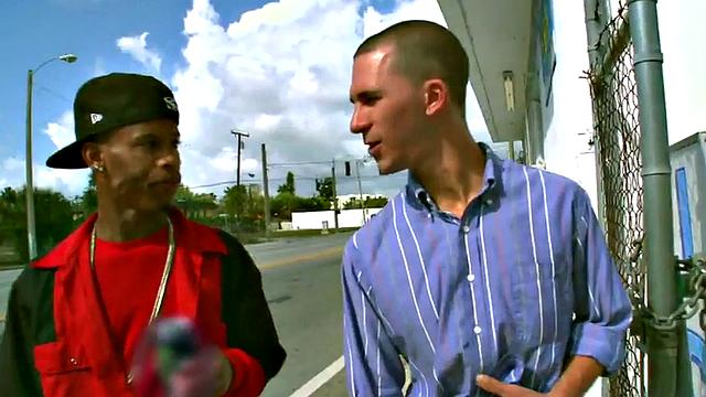 Real inked thug picked up and public fucked outdoors