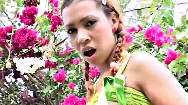 Stripteasing Serena sheds her clothes