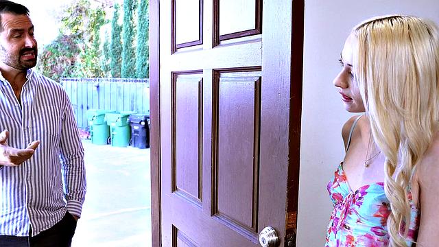 Stunning teenager Cecelia is skinny, horny and keeps her hairless slit ready