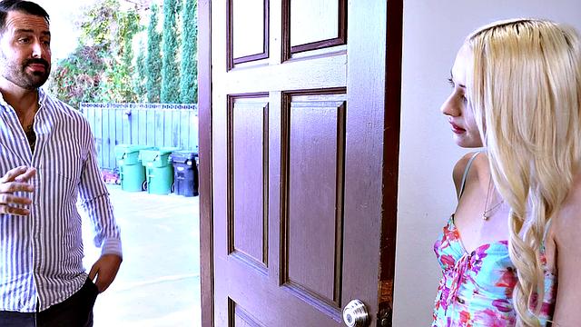 Stunning teenager Cecelia is skinny, horny and keeps her hairless slit ready