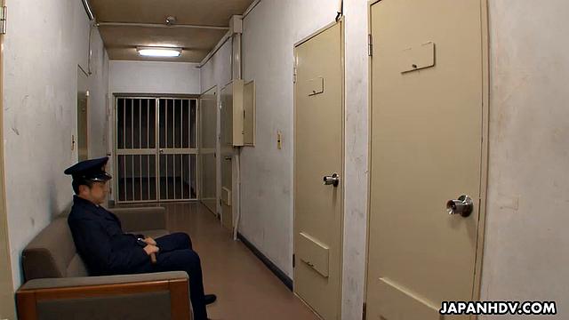 Sweet young gal gets rammed by prison guard