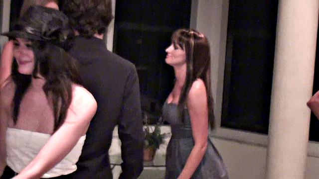 Watch these hot babes get down and dirty before and after a wild 69 party