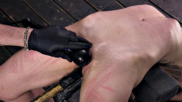 BDSM whipped subject cant handle orgasms by her master