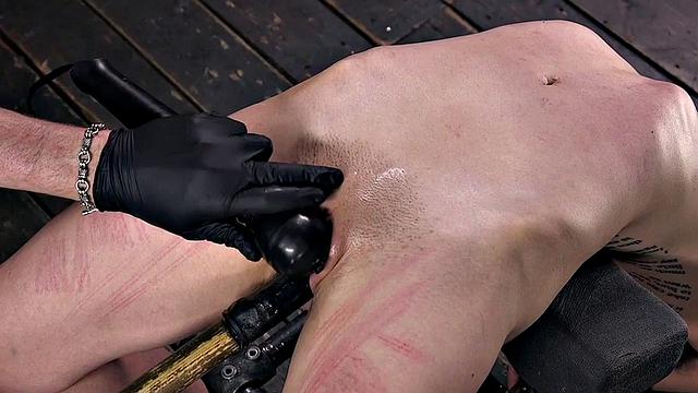 BDSM whipped subject cant handle orgasms by her master