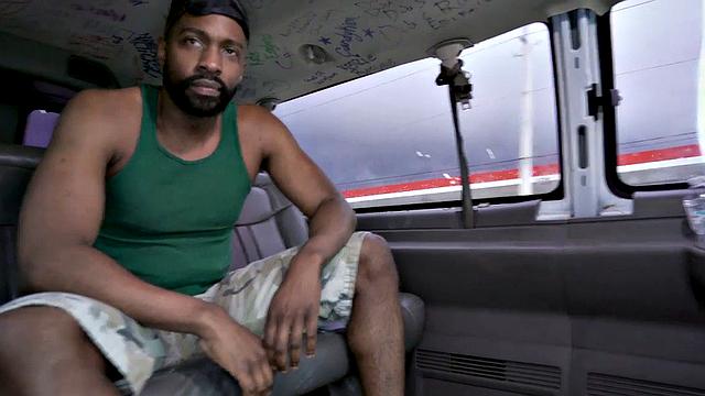 Fooled amateur str8 goes gay in van for money