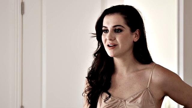 Hairy babe deepthroats BF's hard dick before sex