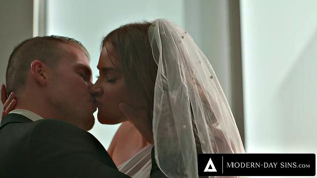 MODERN-DAY SINS - Groom USES Hot Bride Gizelle Blanco In Front Of Their Witnesses