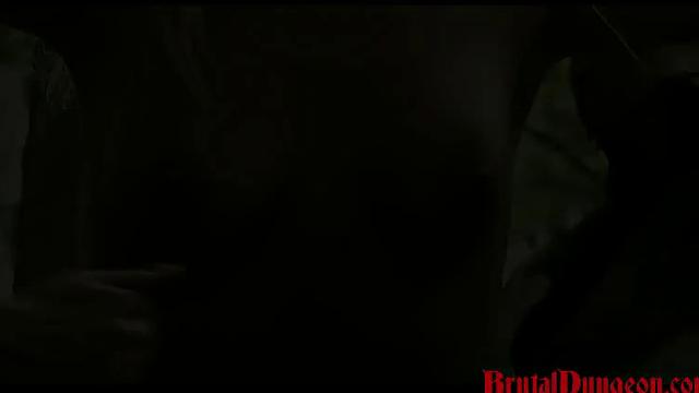 Blonde Witch Magda Endures Gang Bang & Outdoor Flogging