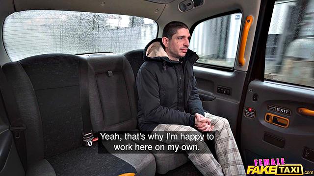 Пикап в такси заканчивается жарким сексом с танцором
