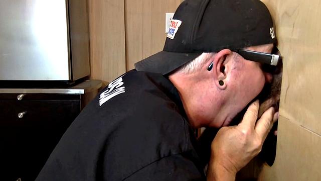 Sucking A Big Dick At The Gloryhole