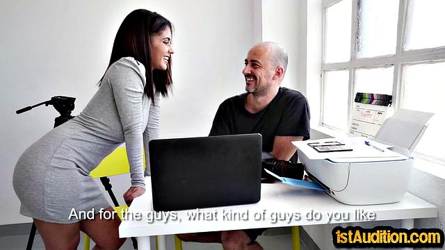 21yo big-titted babe smashed at casting