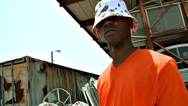 Black thug assfucked outside in public place