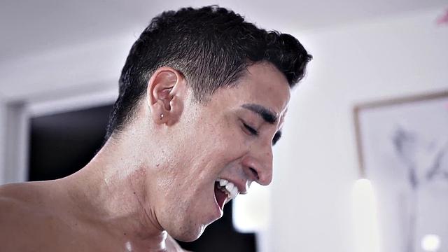 Latin stud assfucked by muscled jock after teasing