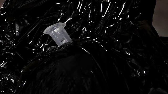 Chris Jansen and Sebastian Kane wrap up and fuck in plastic