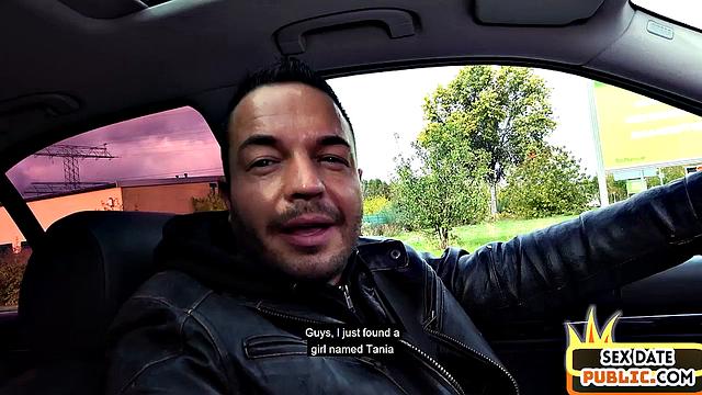 Blonde cockriding stranger