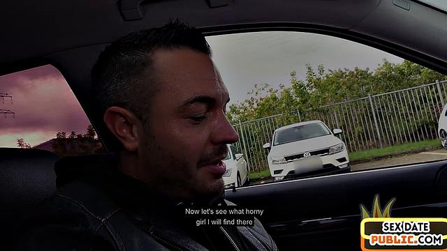 Blonde cockriding stranger