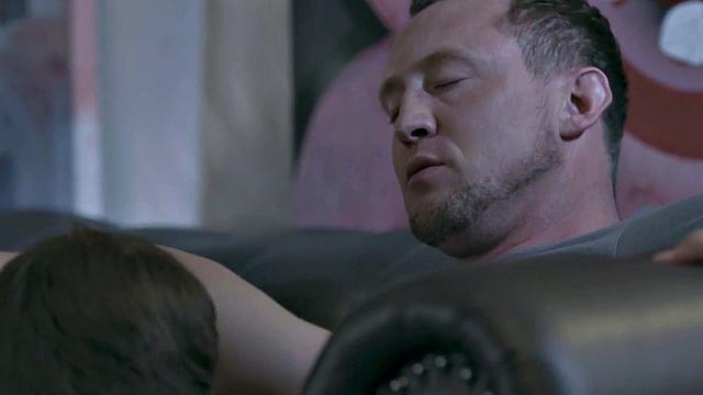 Weird skinny twink barebacked by stepdad after sucking