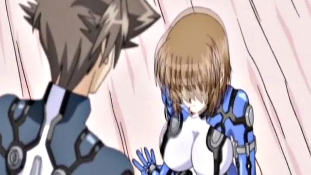 Аниме-супергероиня с сиськами спасает мир и получает лиз в подарок