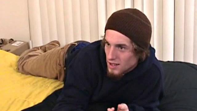 In this scene, Geoffrey gives Adam a really good tongue bath and they both love every second of it. By the look on Adam's face, Geoffrey gives amazing head, and the moans coming out of his mouth back that up.