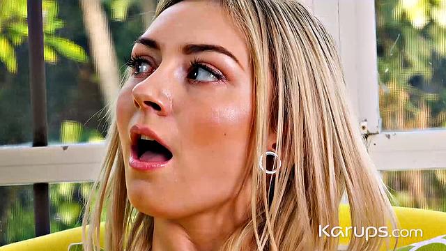 Хлое Темпл устроила шоу со страпоном, а парень решил не отставать в шутках и дырках.