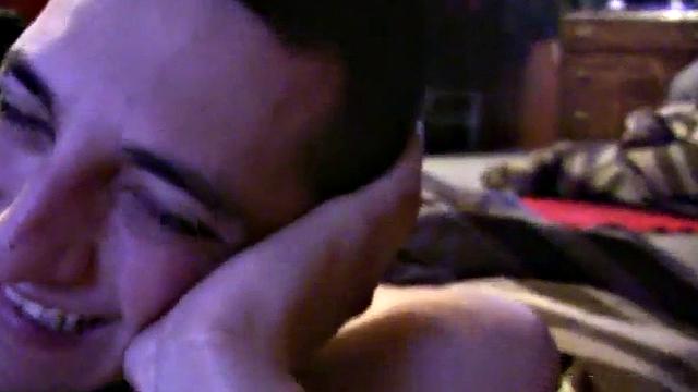 Busty teen banged hard